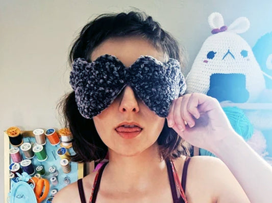 Crochet Pattern: Velvet Dreams Sleeping Mask
