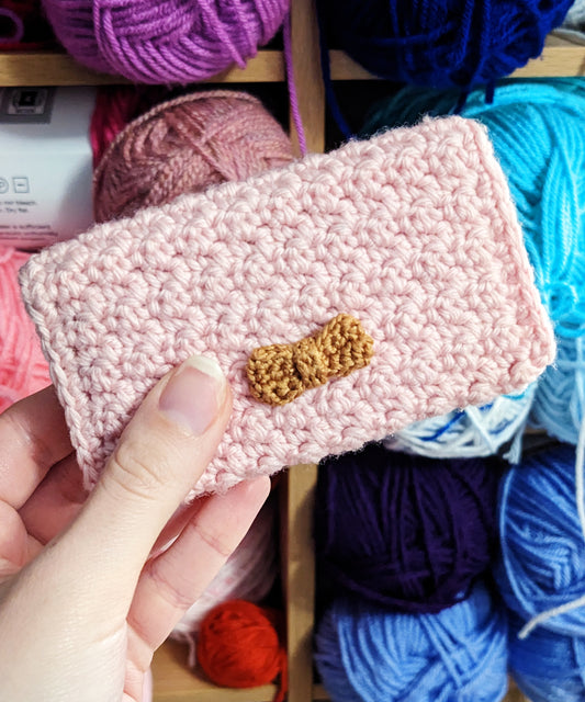Free Crochet Pattern Video CHALLENGE: Card Holder Wallet (Learn how to read crochet patterns!)