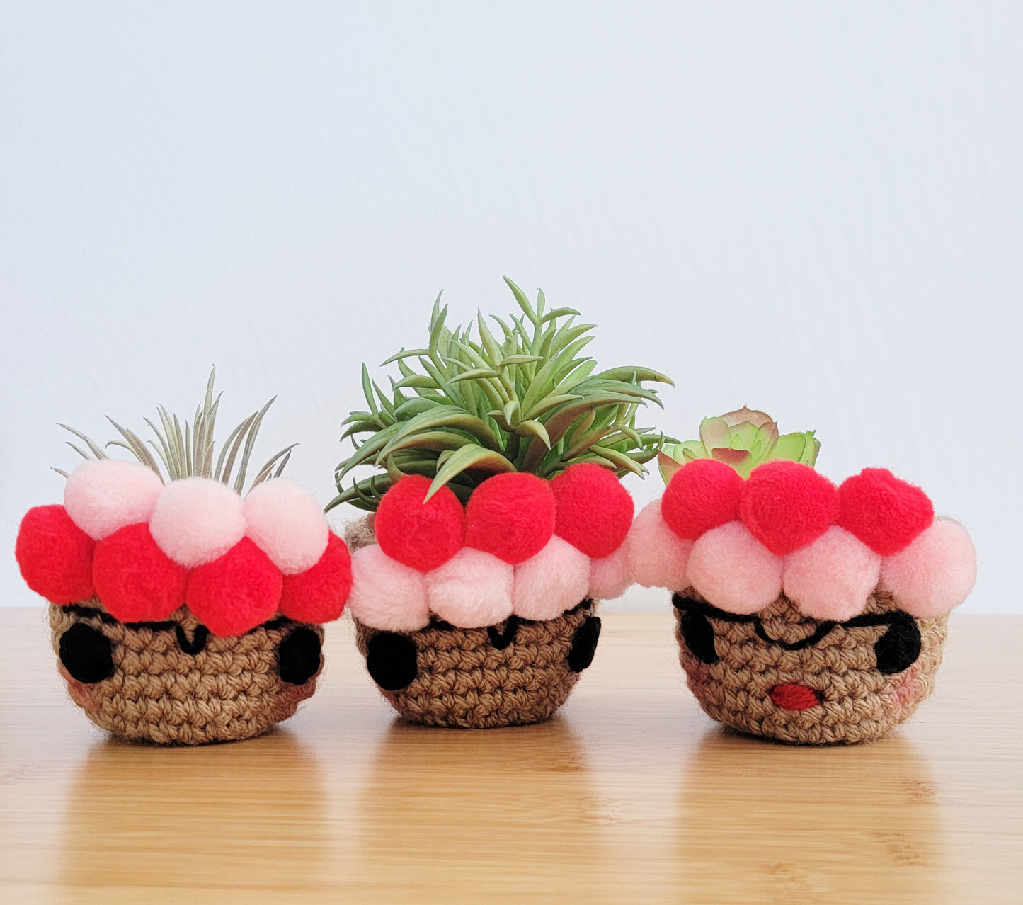 Mini Unibrow Artist Planter - Pot Cover for 2" Pots