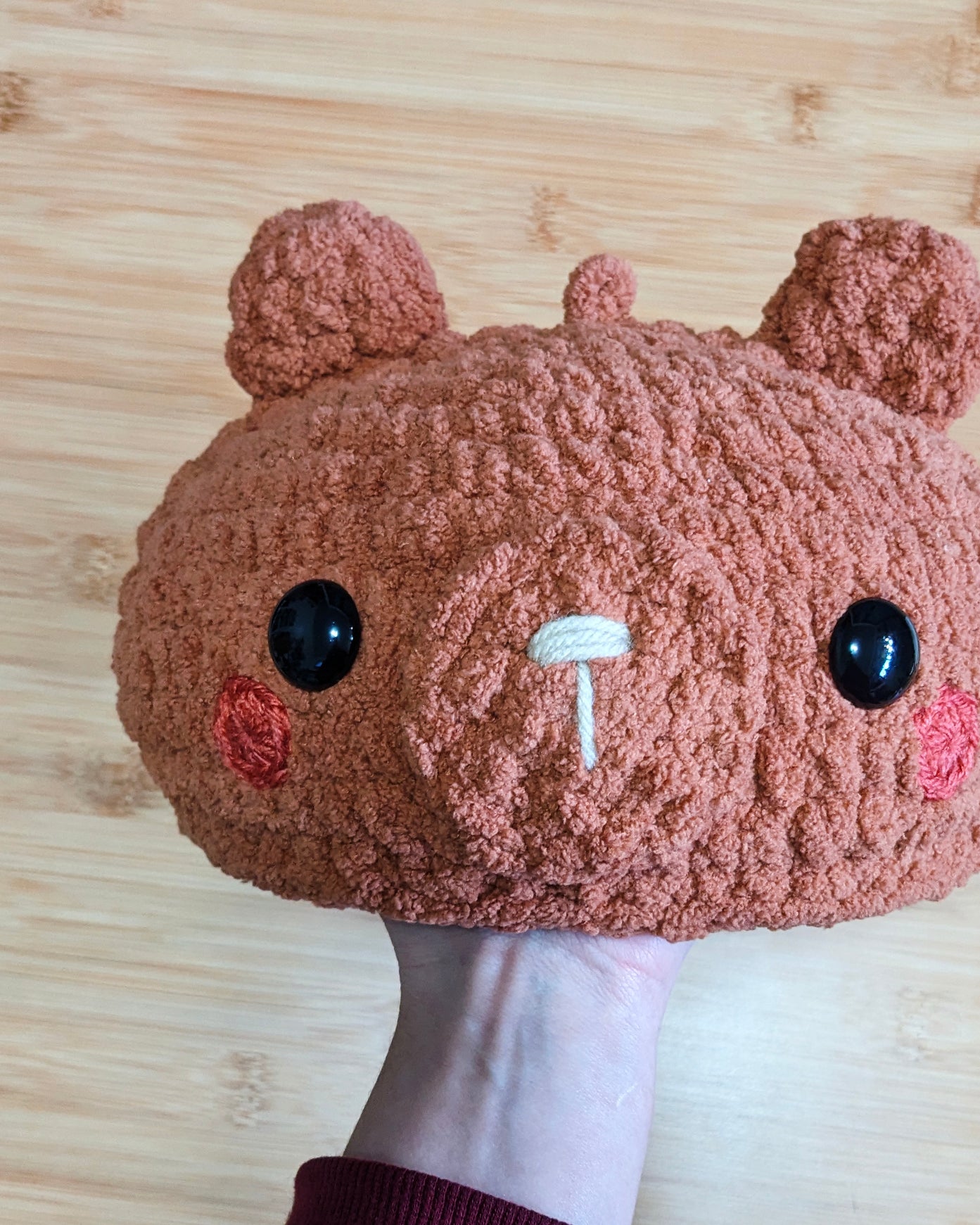 Crochet Pattern: Plushie Bear Beret