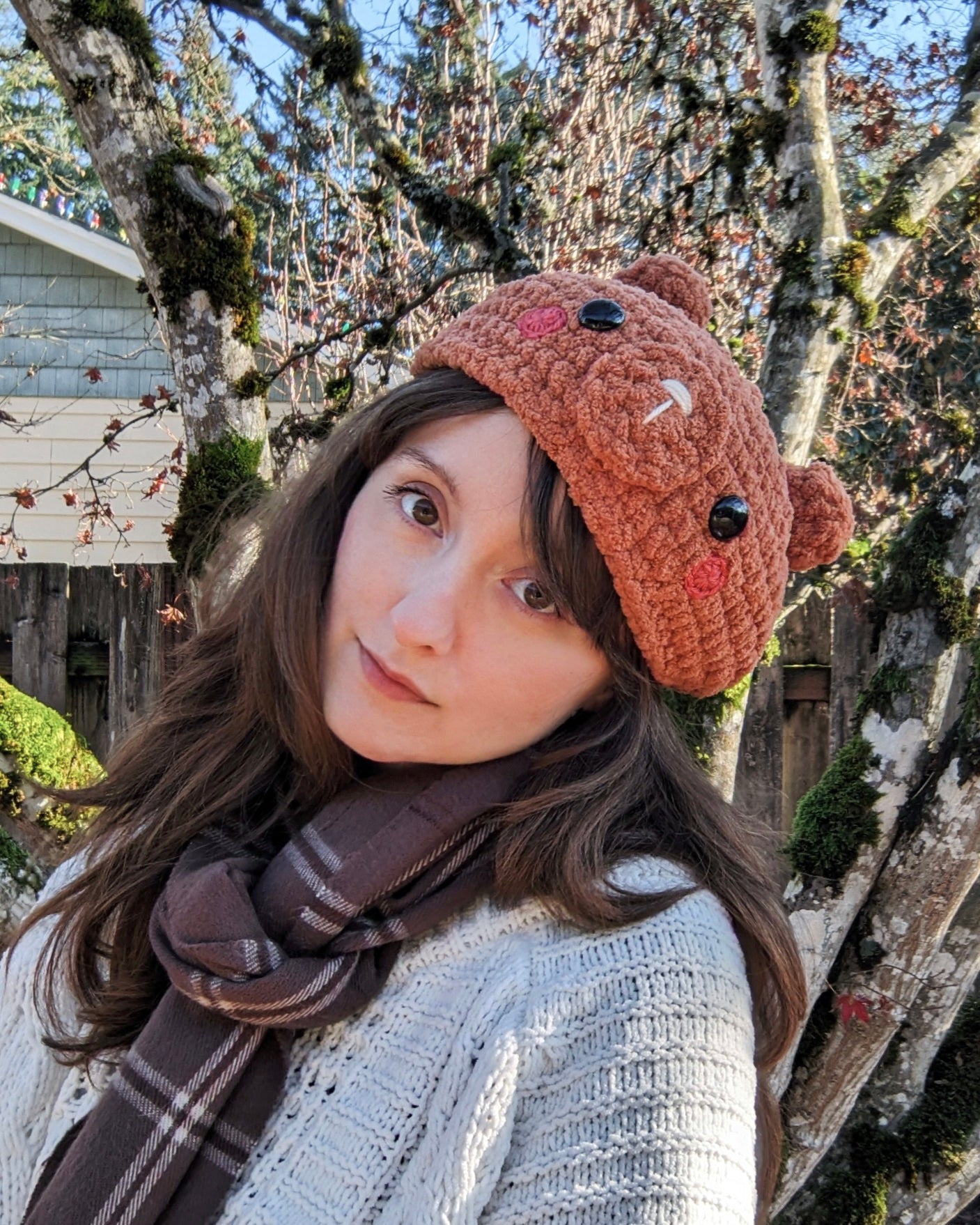 Crochet Pattern: Plushie Bear Beret