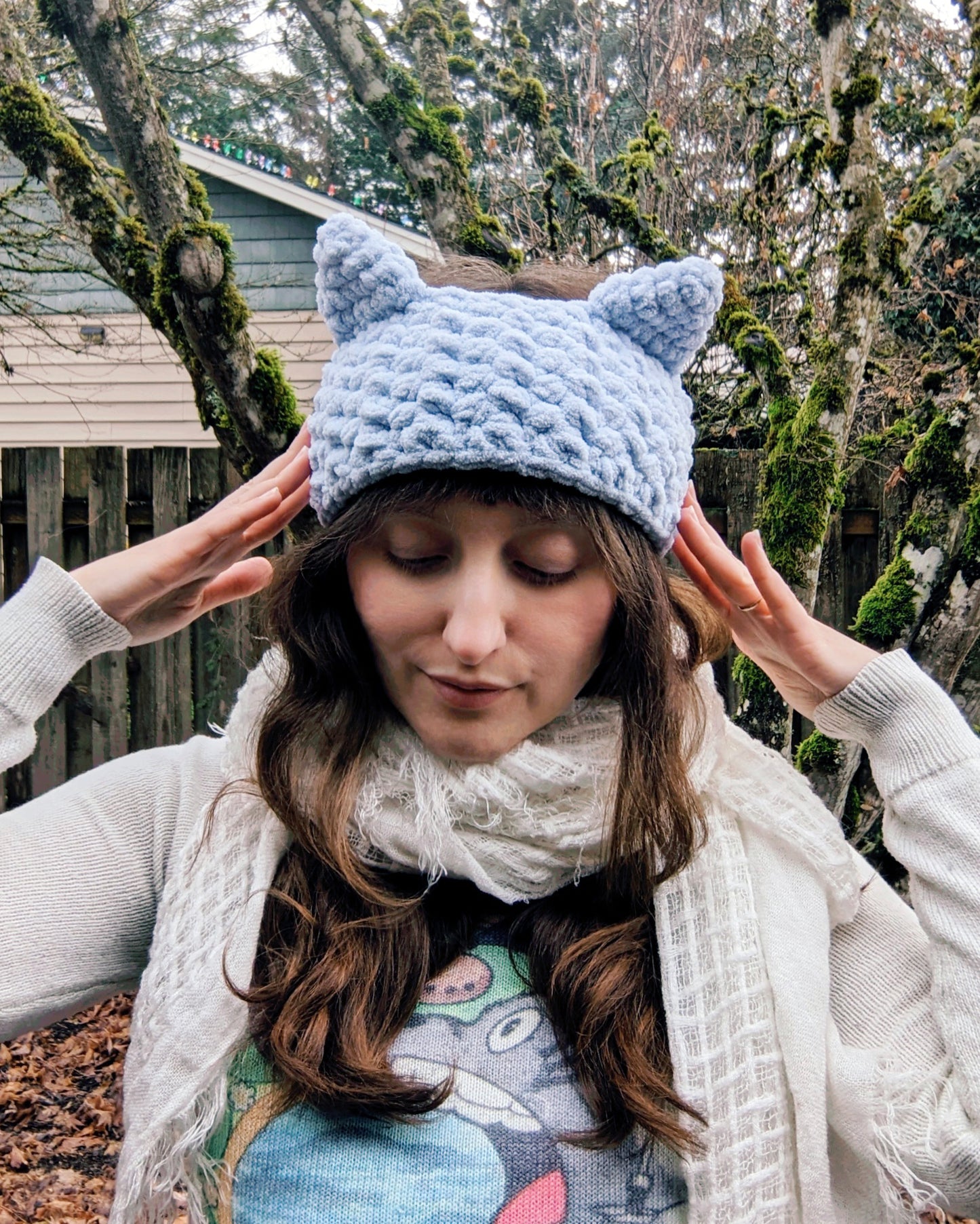 Crochet Pattern: Plush Cat Headband