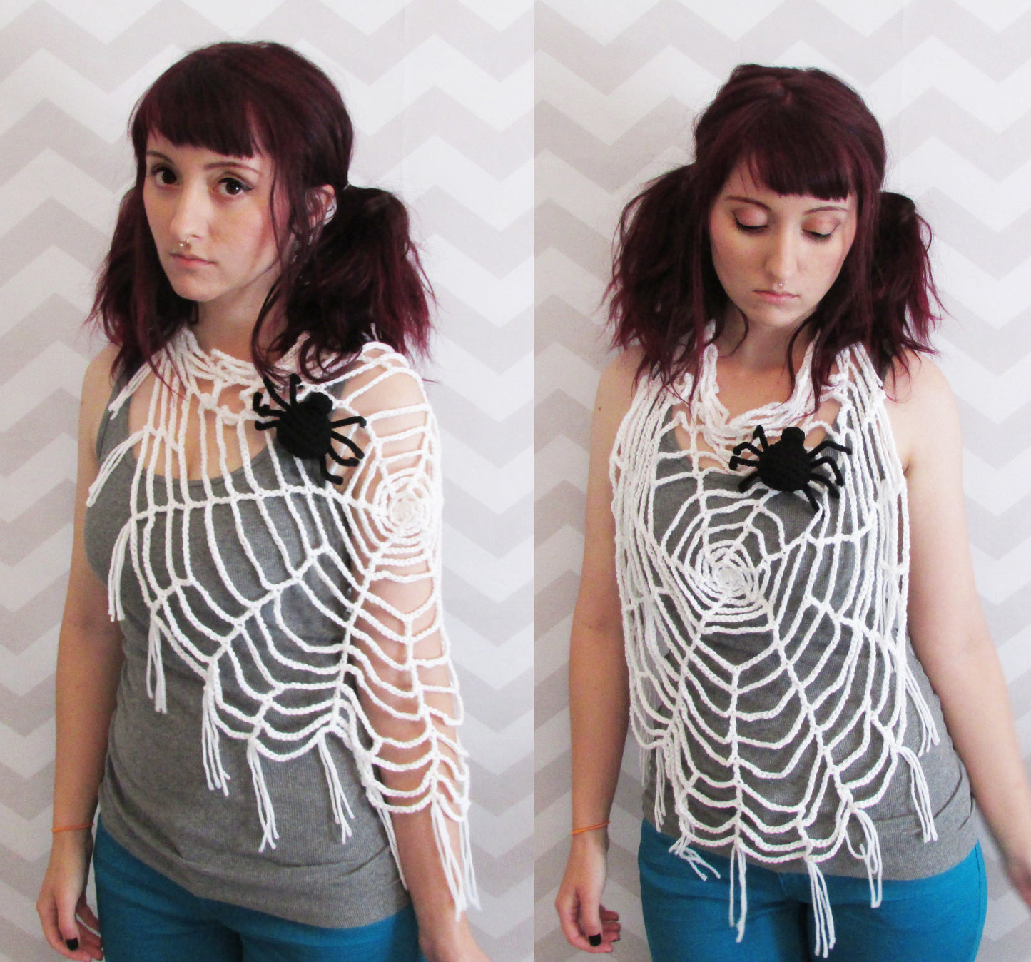 Crochet Pattern: Spider Web Shawl