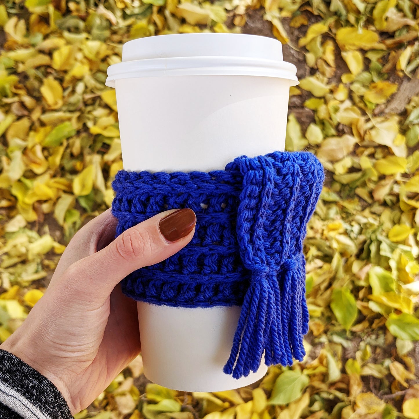 Scarf Coffee Cozy Sleeve - Sample Sale