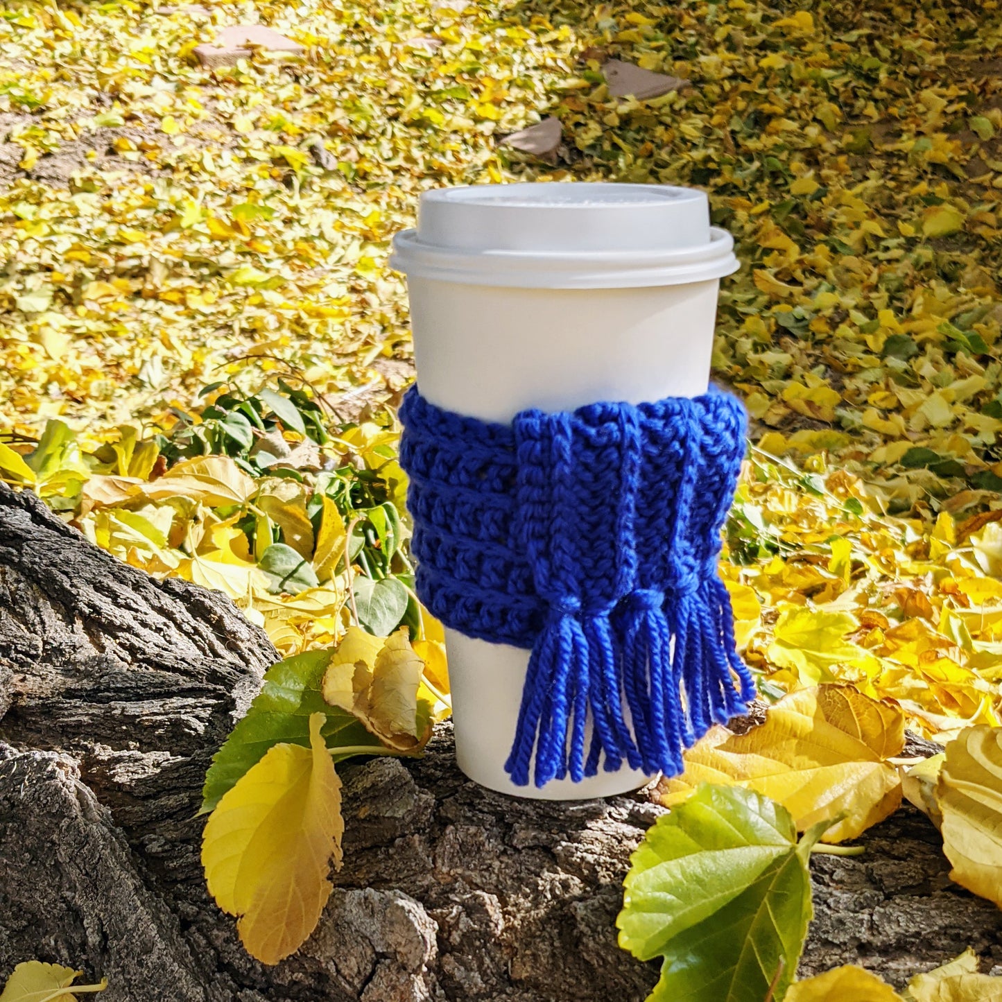 Scarf Coffee Cozy Sleeve - Sample Sale