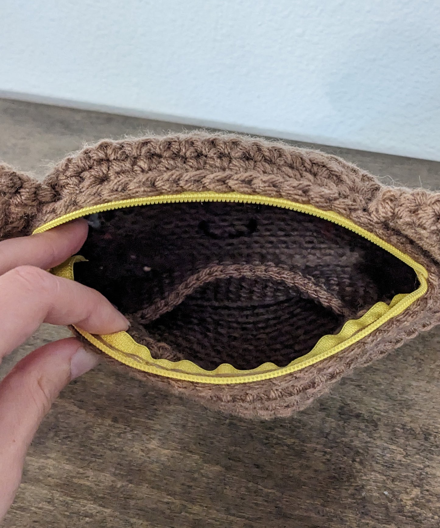 Sweet Bear Crossbody Bag - Hand crocheted purse