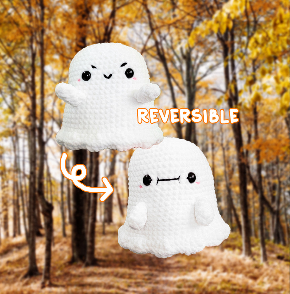 Reversible Ghost Plushie - Sample Sale