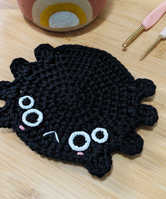 Crochet Pattern: Chonky Spider Coaster