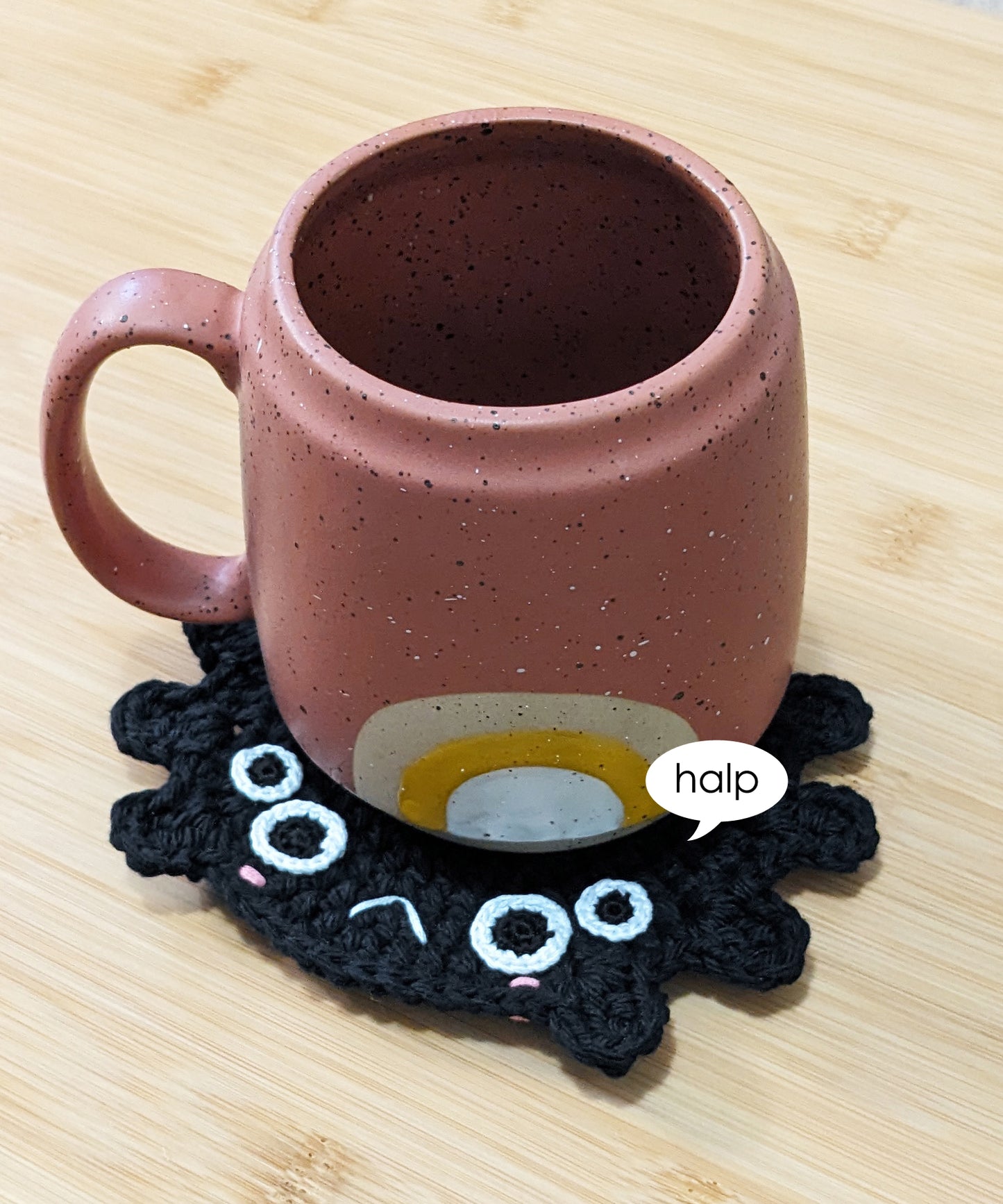 Crochet Pattern: Chonky Spider Coaster