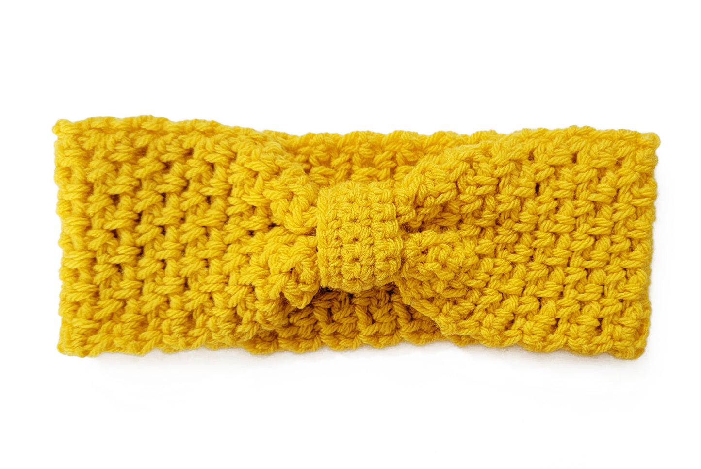 Sunny Yellow Crochet Headband - Inventory Sale