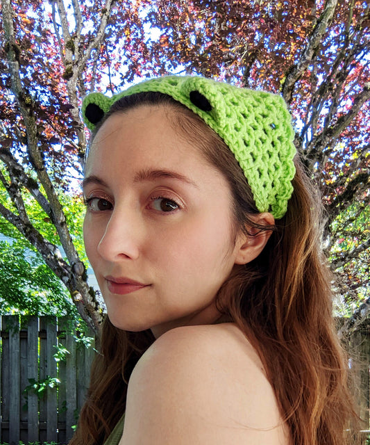 Crochet Pattern: Froggy Bandana