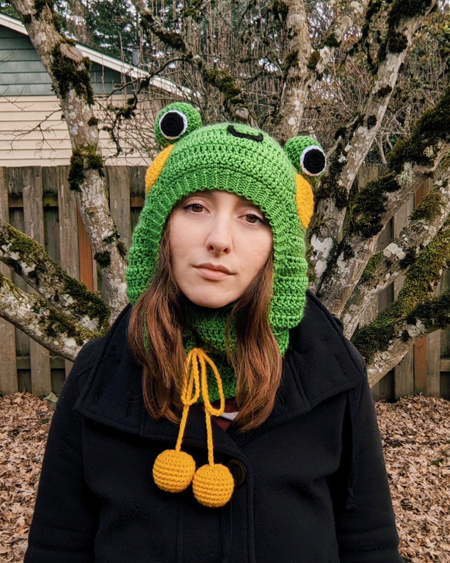 Crochet Pattern: Froggy Balaclava