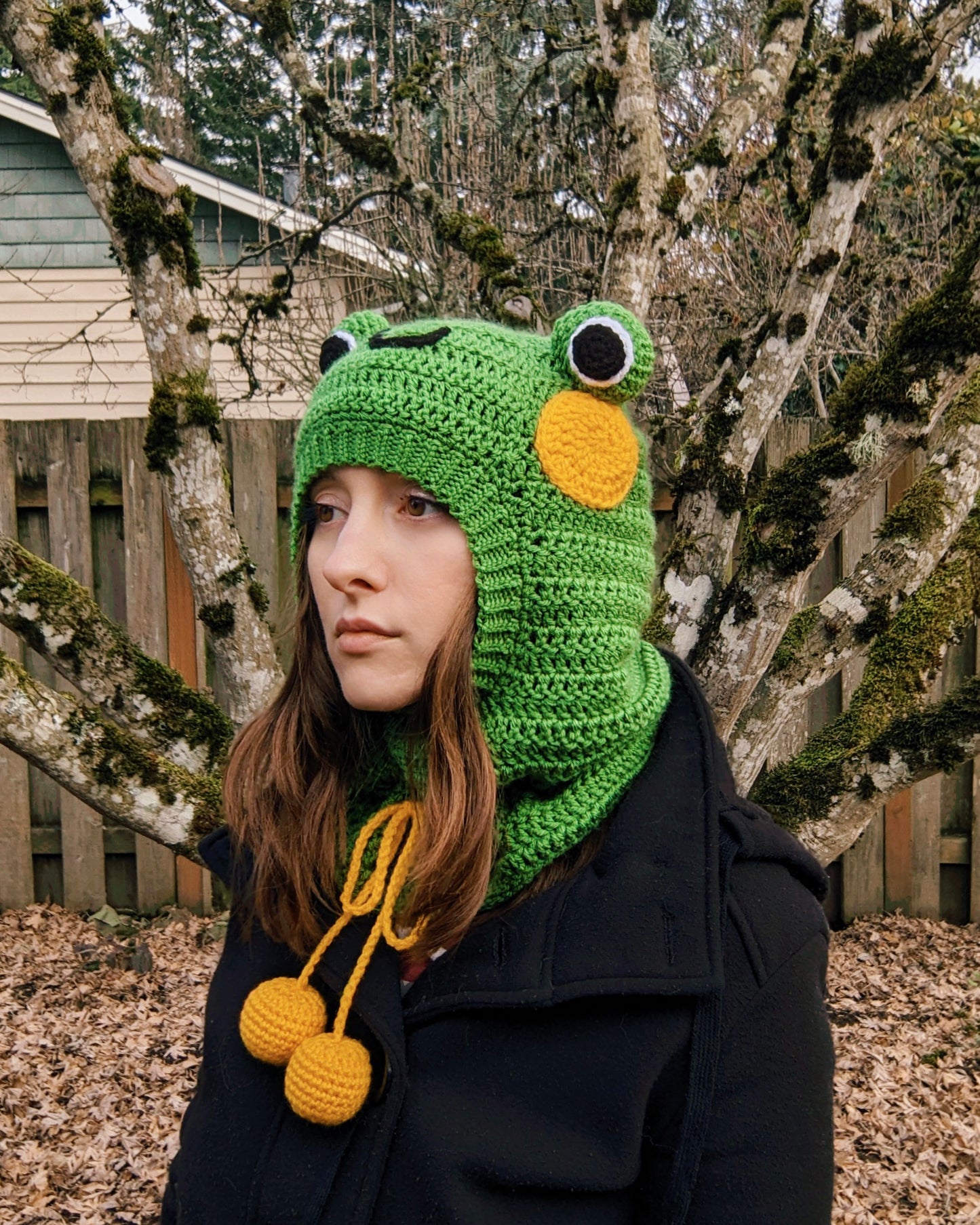 Crochet Pattern: Froggy Balaclava