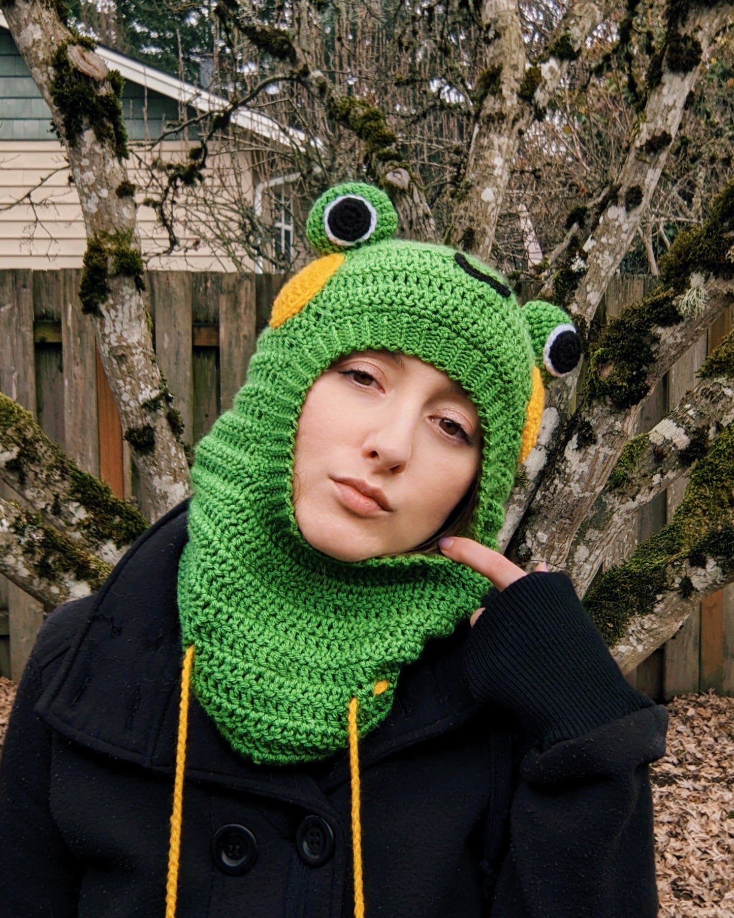 Crochet Pattern: Froggy Balaclava