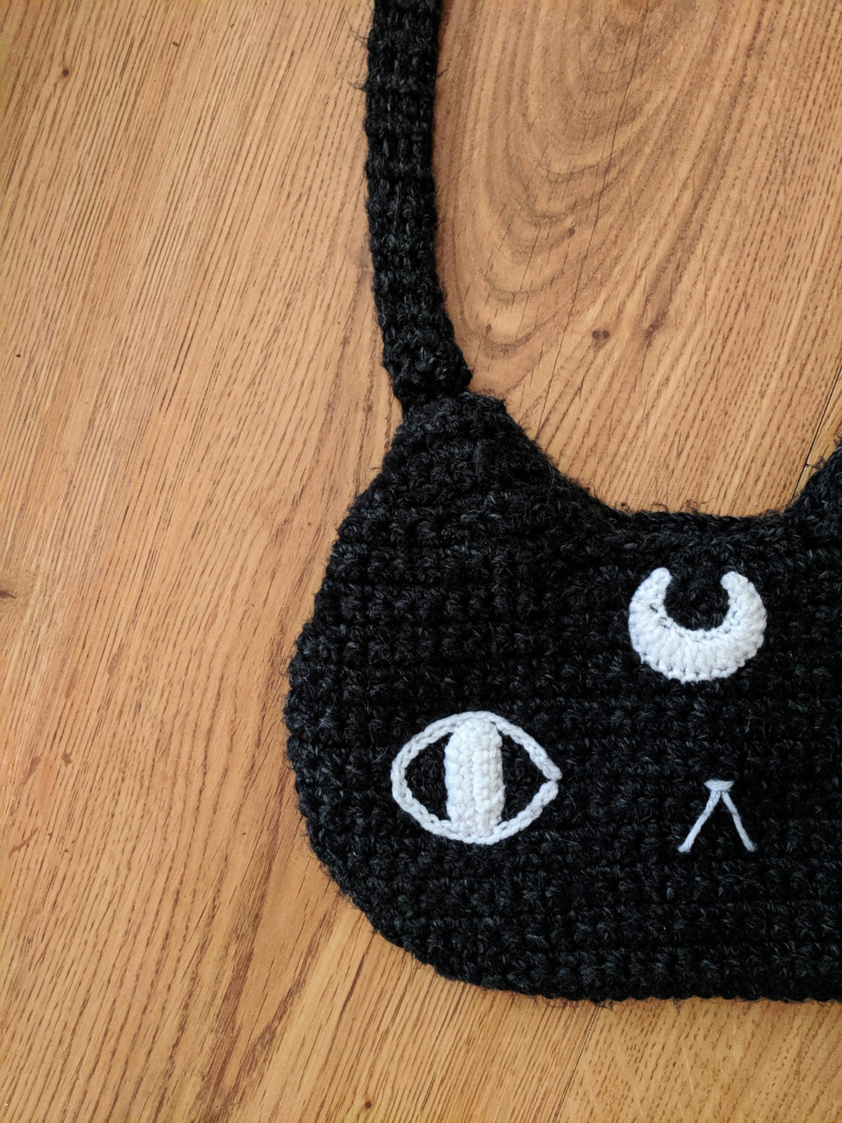Crochet Pattern: Moon Cat Bag