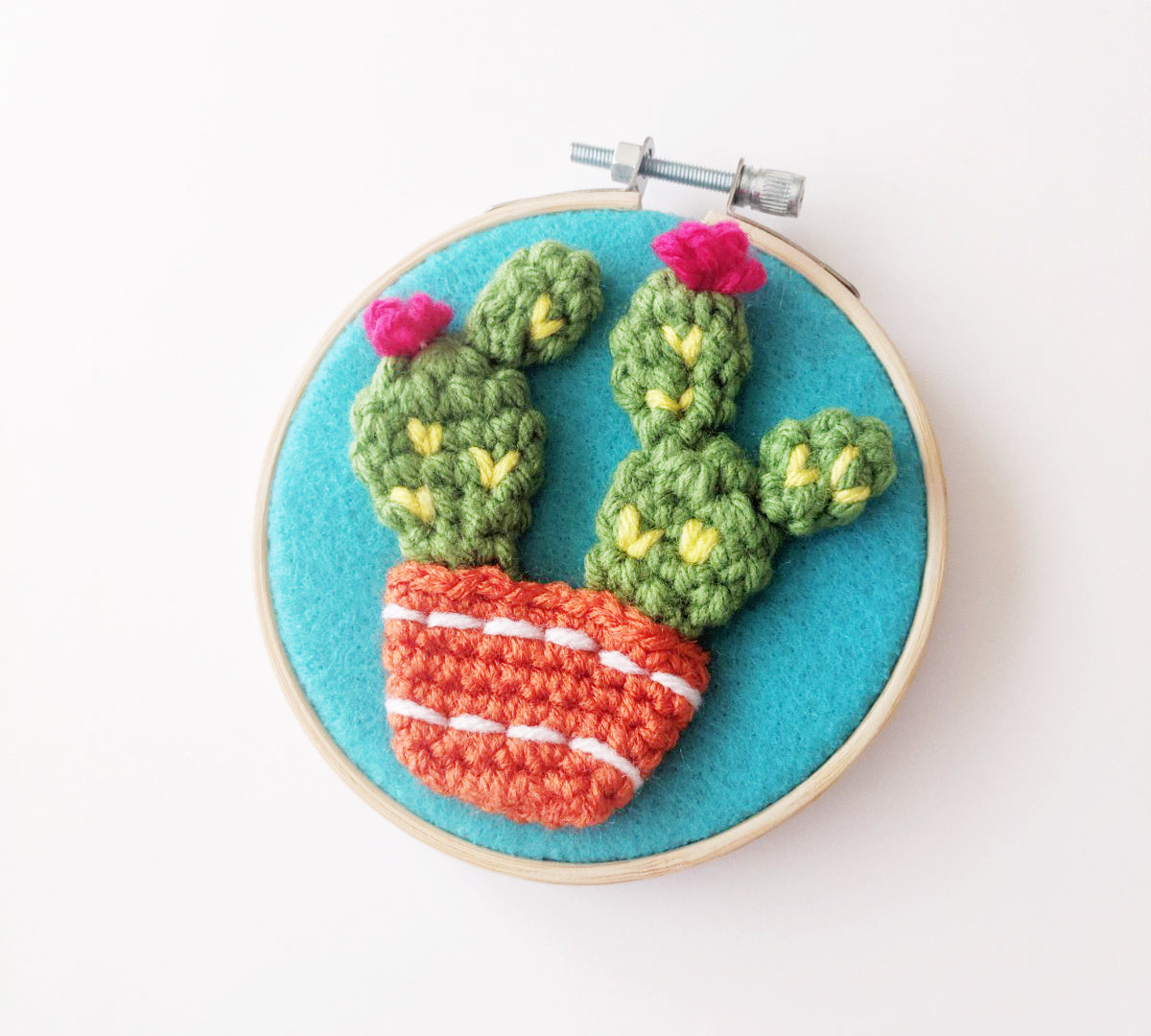 Crochet Pattern: Cactus Wall Hanging – HELLOhappy