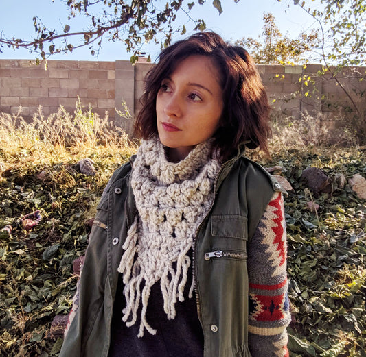 Crochet Pattern: Chunky Triangle Cowl