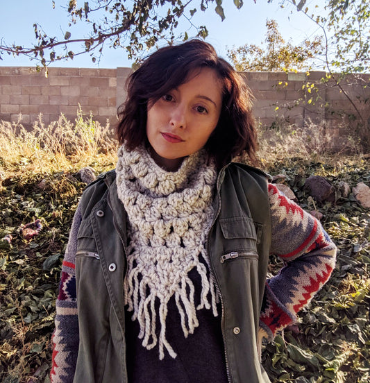 Crochet Pattern: Chunky Triangle Cowl