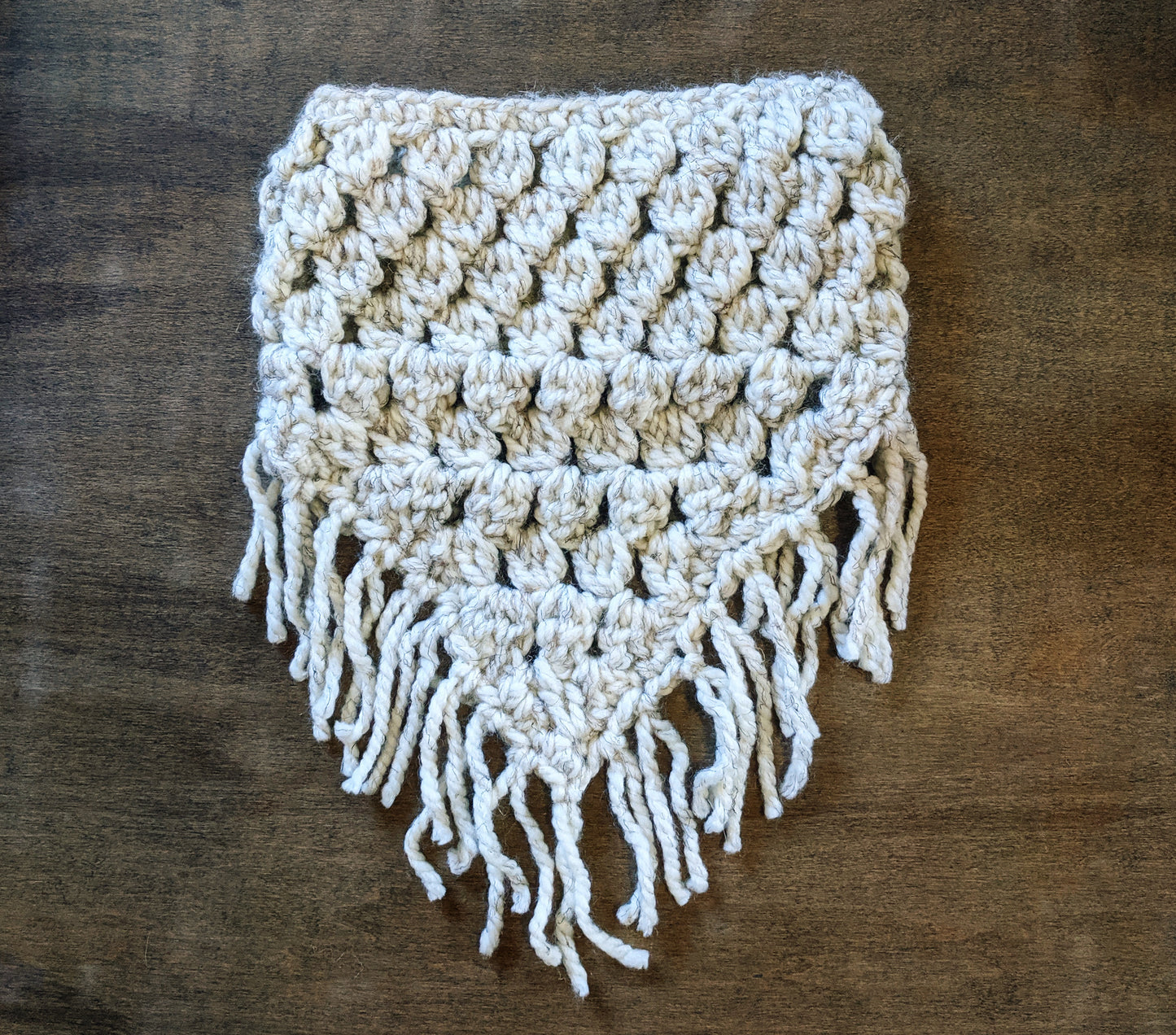 Crochet Pattern: Chunky Triangle Cowl