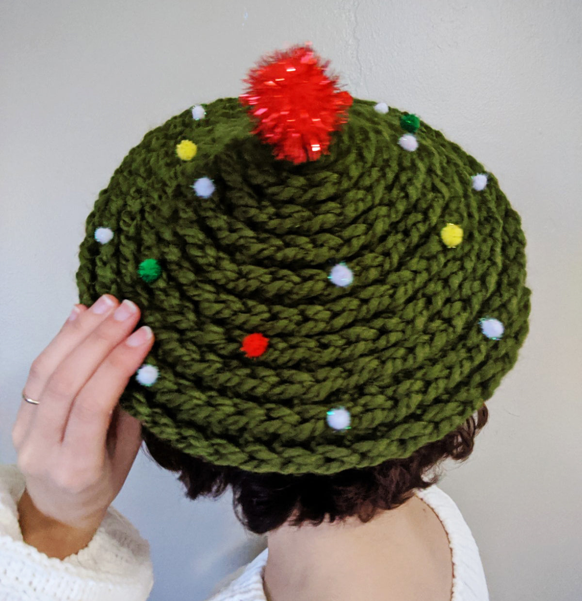 Crochet Pattern: Christmas Tree Hat 2