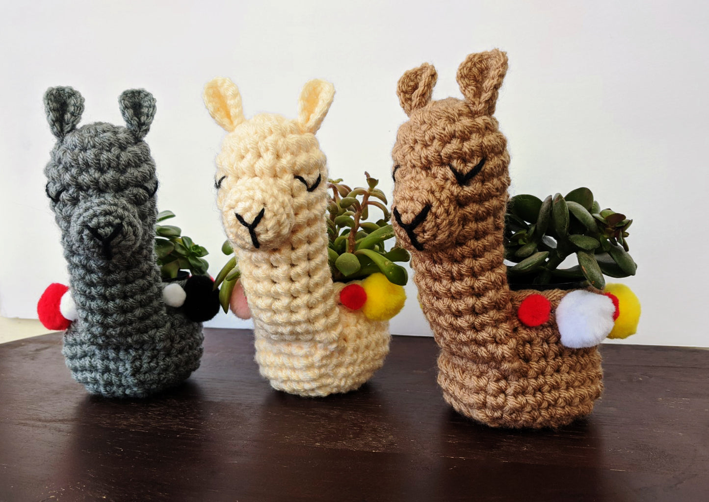 Crochet Pattern: Llama Planter