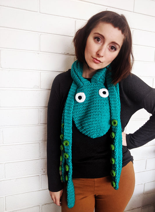 Crochet Pattern: Octopus Scarf