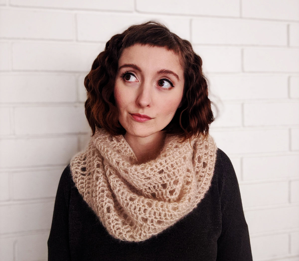 Crochet Pattern: Mohair Rabbit Cowl