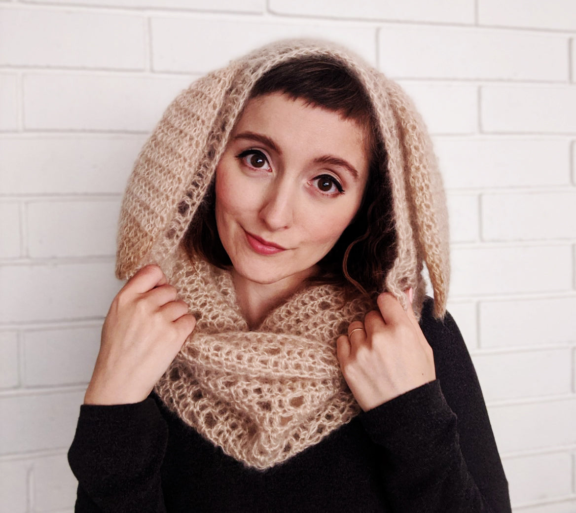 Crochet Pattern: Mohair Rabbit Cowl