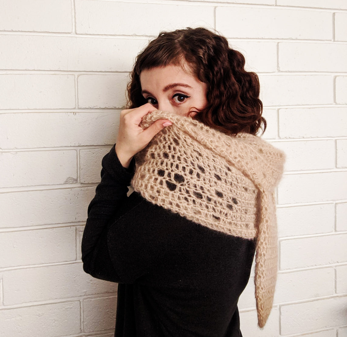 Crochet Pattern: Mohair Rabbit Cowl