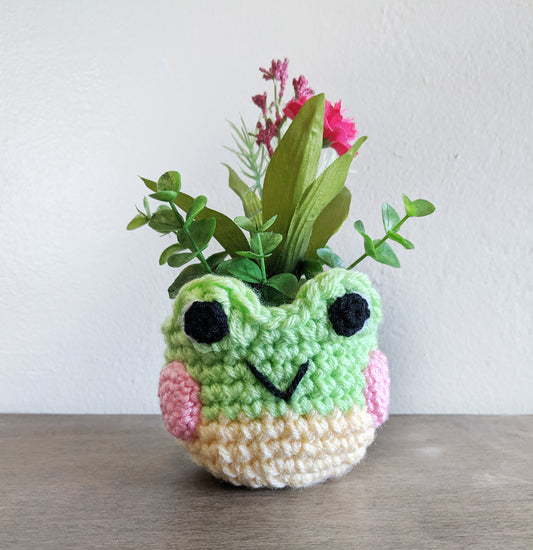 Adorable Froggy Planter - Pot Cover for 2" Pots - Sample Sale