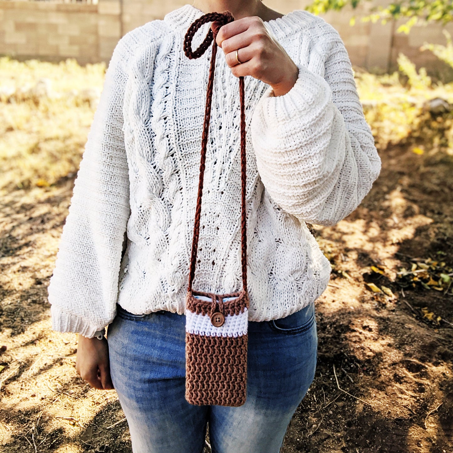Crochet Pattern: Sloth Phone Pouch Purse
