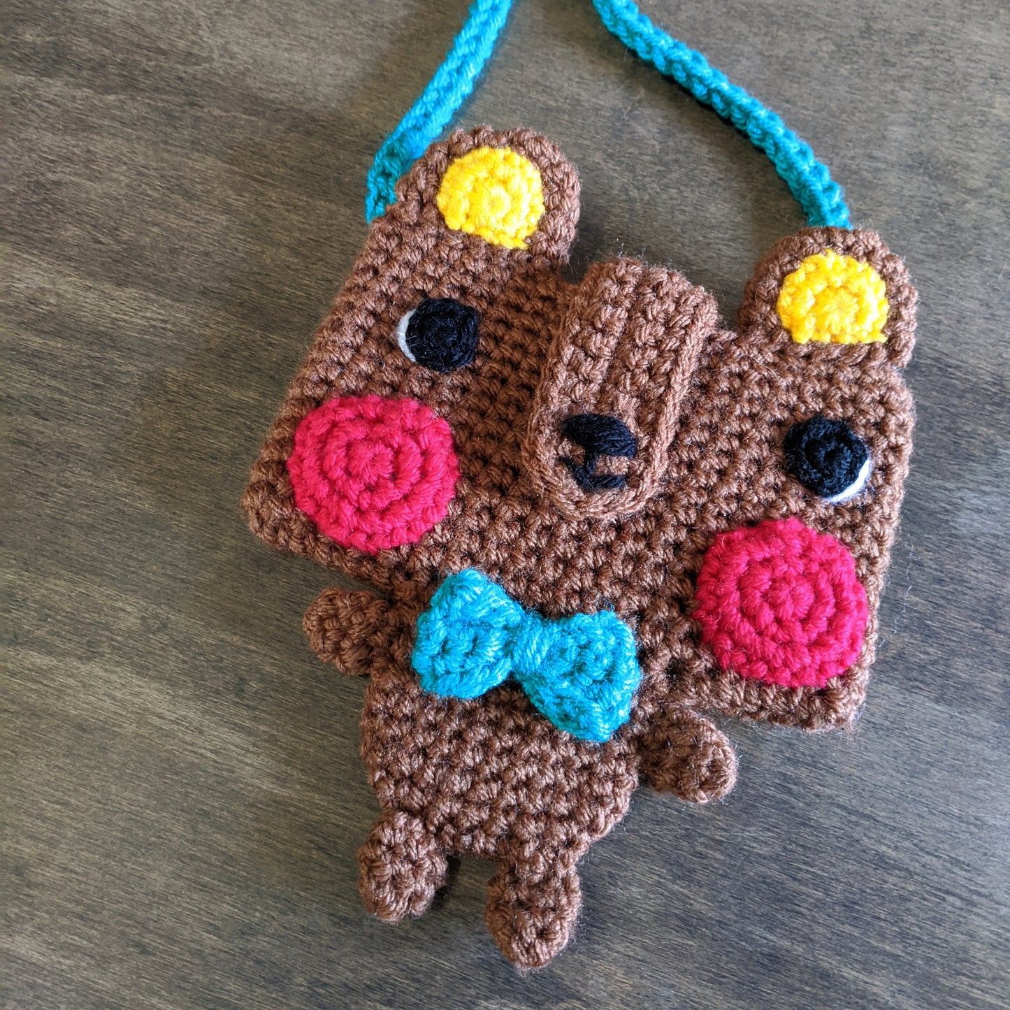 Kawaii Bear Phone Crossbody Bag - Sample Sale