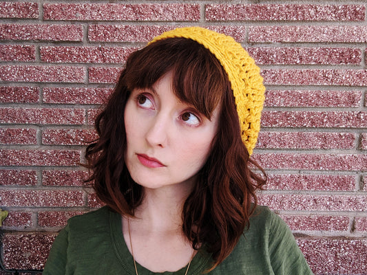 Romantic Flower Slouchy Beret