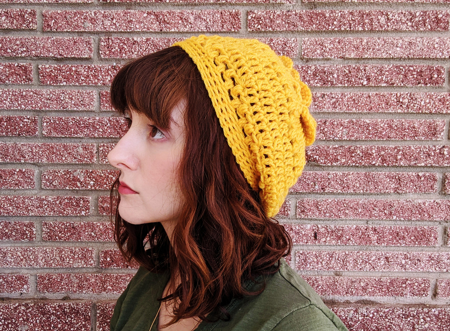 Romantic Flower Slouchy Beret