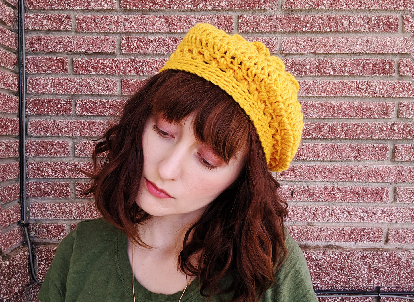 Romantic Flower Slouchy Beret