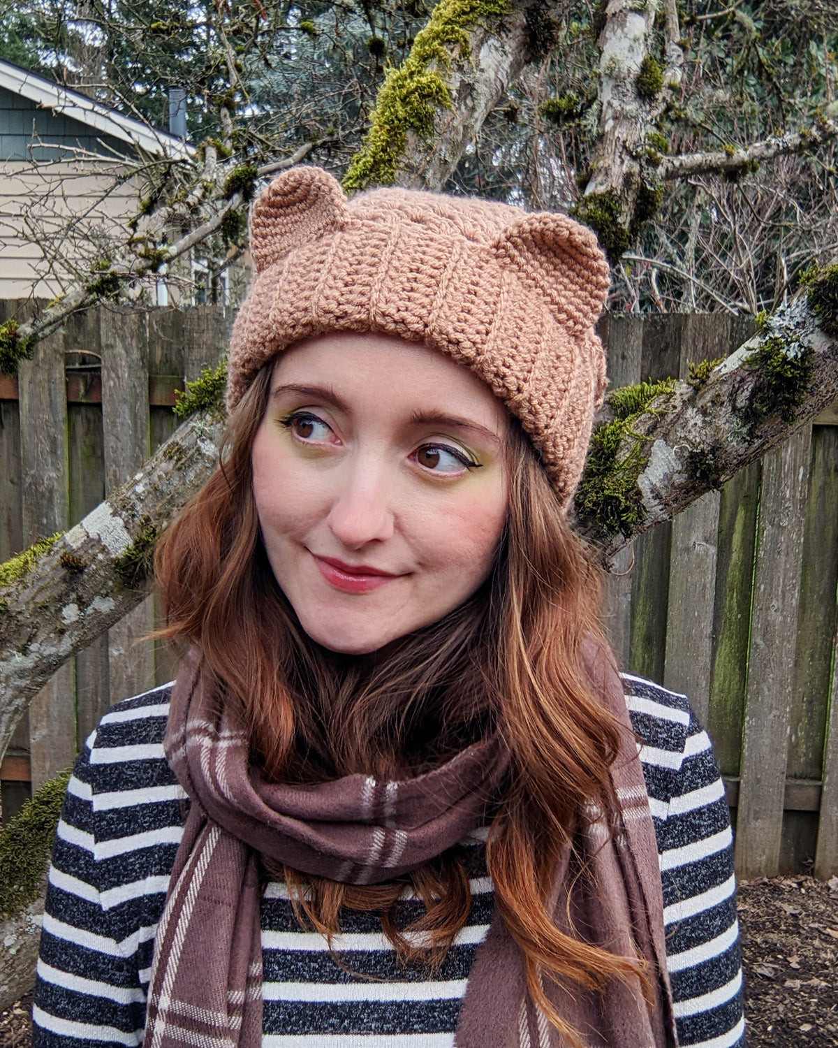 Crochet Pattern: Slouchy Bear Beanie