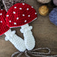 Crochet Pattern: Mushroom Earmuffs