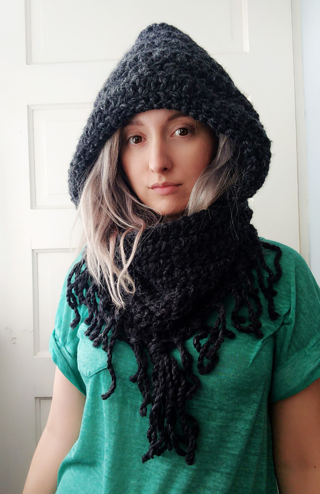 Crochet Pattern: Cozy Hooded Cowl