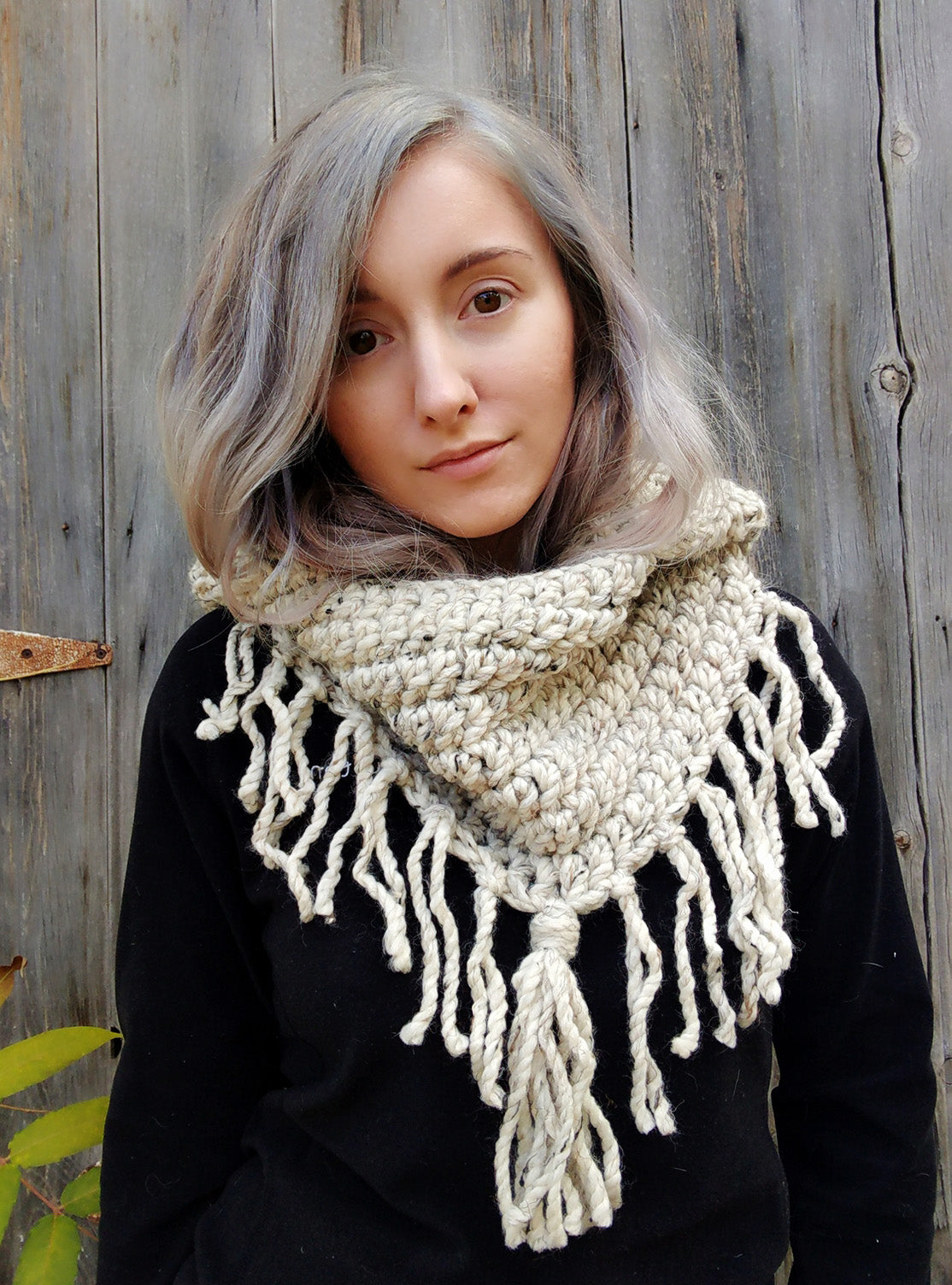 Crochet Pattern: Cozy Hooded Cowl