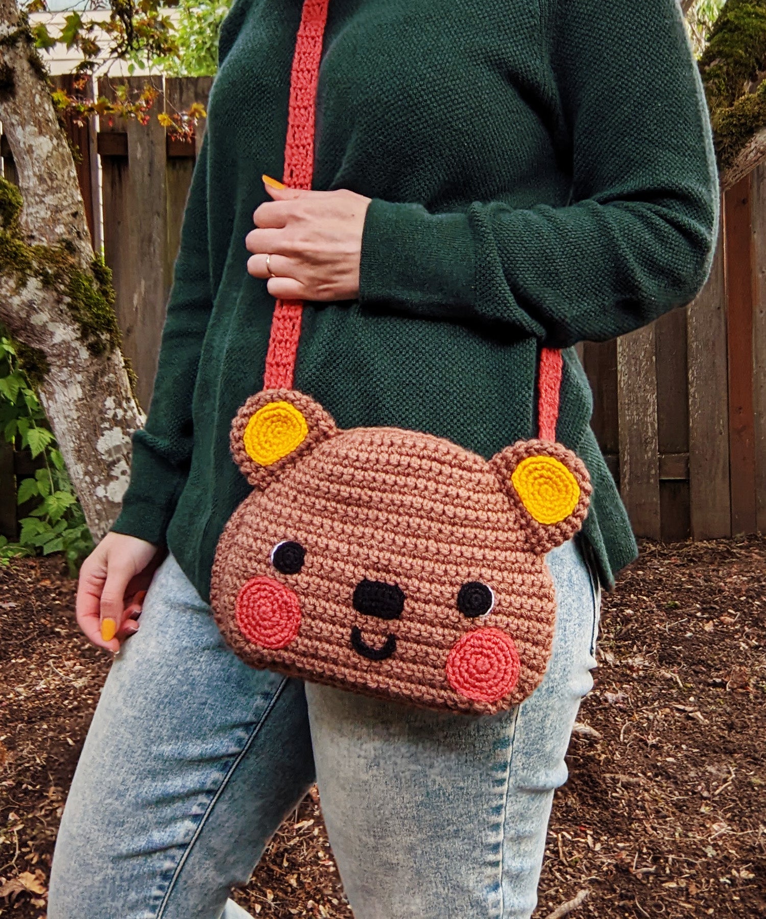 Crochet Pattern: Sweet Bear Crossbody Bag – HELLOhappy