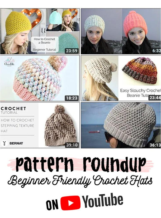 Easy hats for beginners to crochet