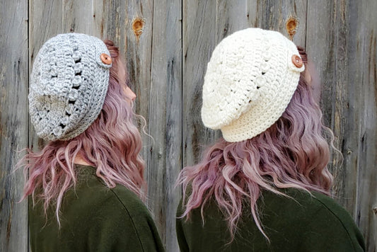 New Crochet Pattern: slouchy dahlia hat