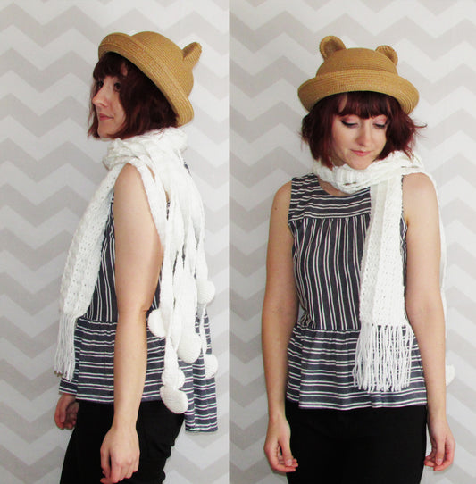 New crochet pattern: enoki scarf