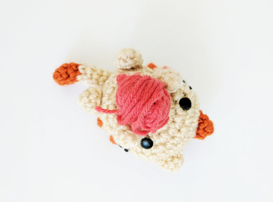 Free crochet pattern: Lazy kitty amigurumi