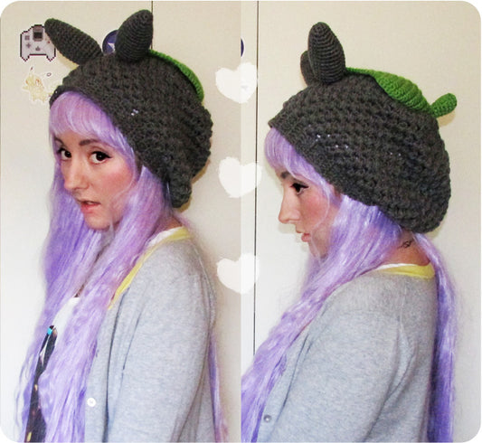 Free Crochet Pattern: Slouchy Totoro Hat