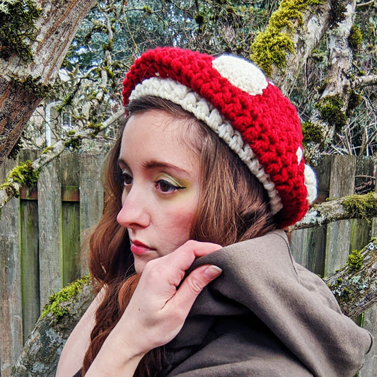 Crochet Pattern Update: Mushroom Hat