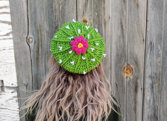 Crochet Pattern: Slouchy Cactus Hat