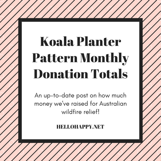 Monthly Koala Planter Donation Totals