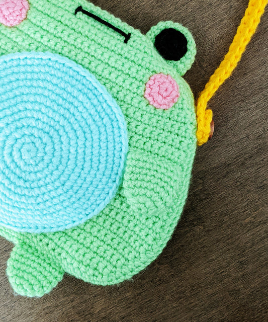Crochet Pattern: Super Cute Froggy Crossbody Bag