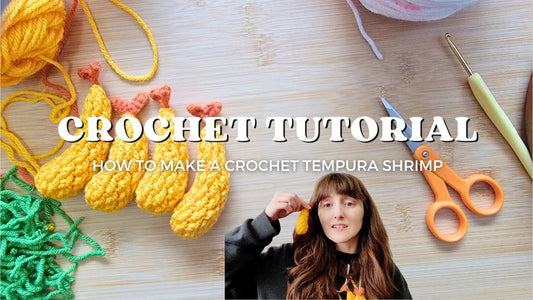 Free Crochet Video Pattern: Tempura Shrimp Amigurumi